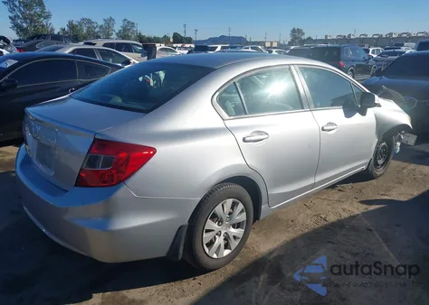 2012 Honda Civic Lx from USA, damaged, VIN 19XFB2F56CE382761